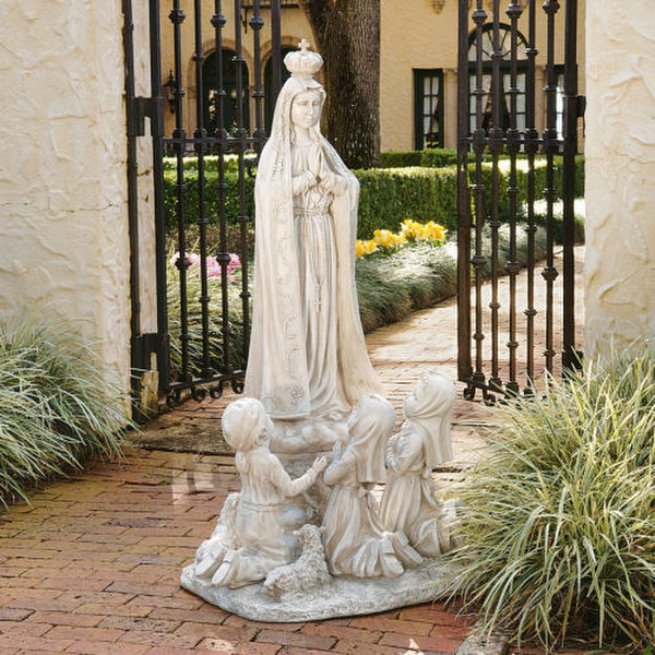 Our Lady Of Fatima Grand Scale Sculpture Life Size Children Garden